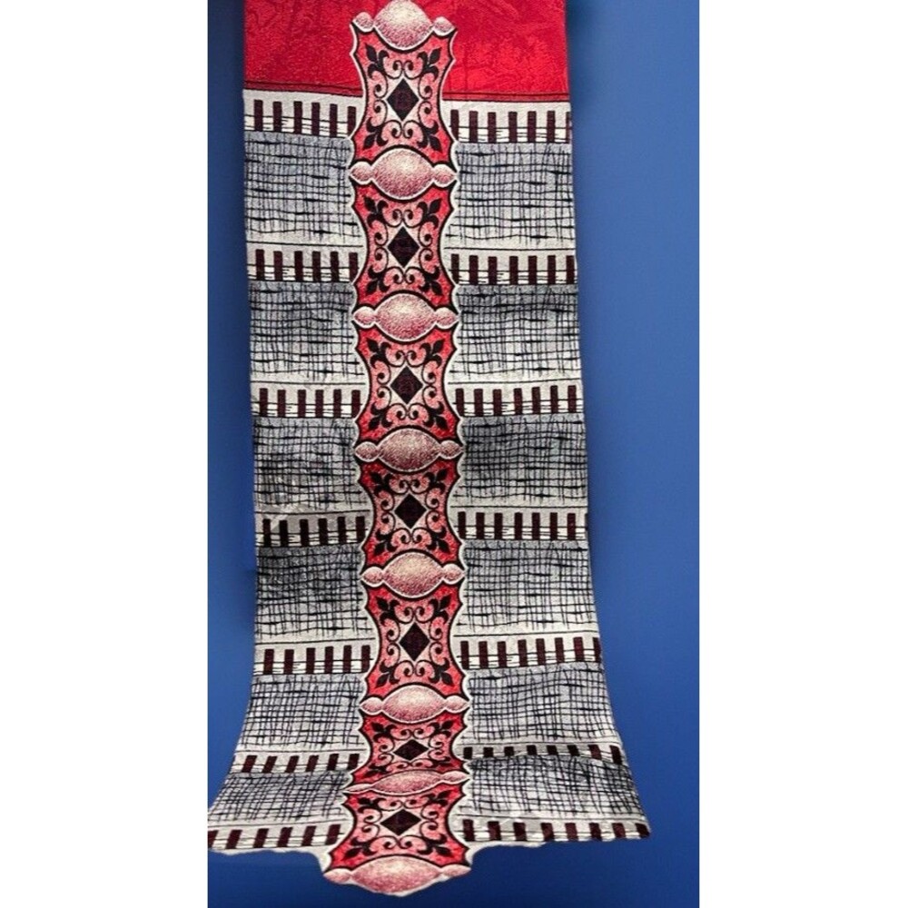 Vintage 80’s Bruno Pirttelli Men’s Tie 100% Pure Silk